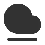 Cloud Fog SVG Icon